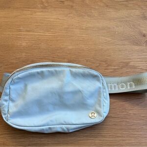 Lululemon Light Gray Crossbody Belt Bag